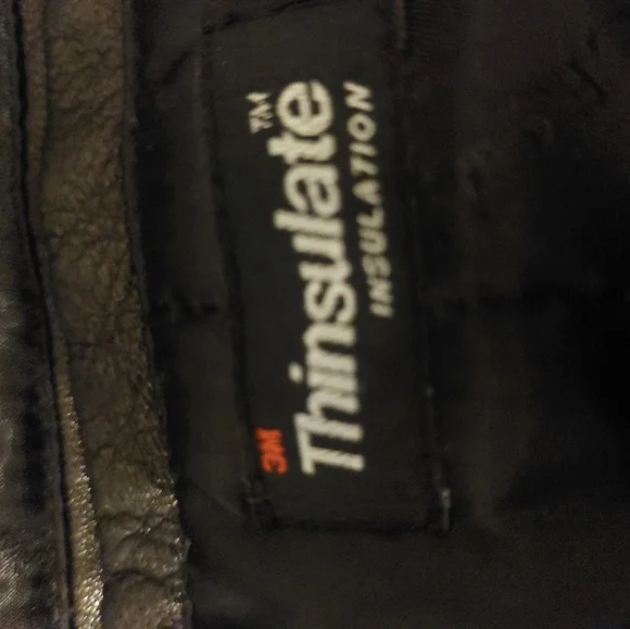 VINCE CAMUTO, Size XXL, black Leather Jacket. 2 in 1 removable Vest - Picture 8 of 10